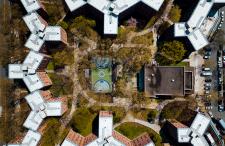 Bird-Eye View of apartment complex