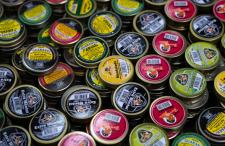 Many tins of chew tobacco