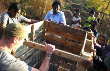 Building a compost bin