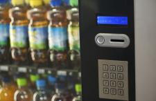 A beverage vending machine