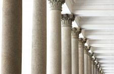 Columns on a government building 