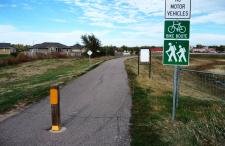 Shared-use trail for bikes and pedestrians