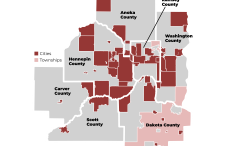 County Map of Minnesota 